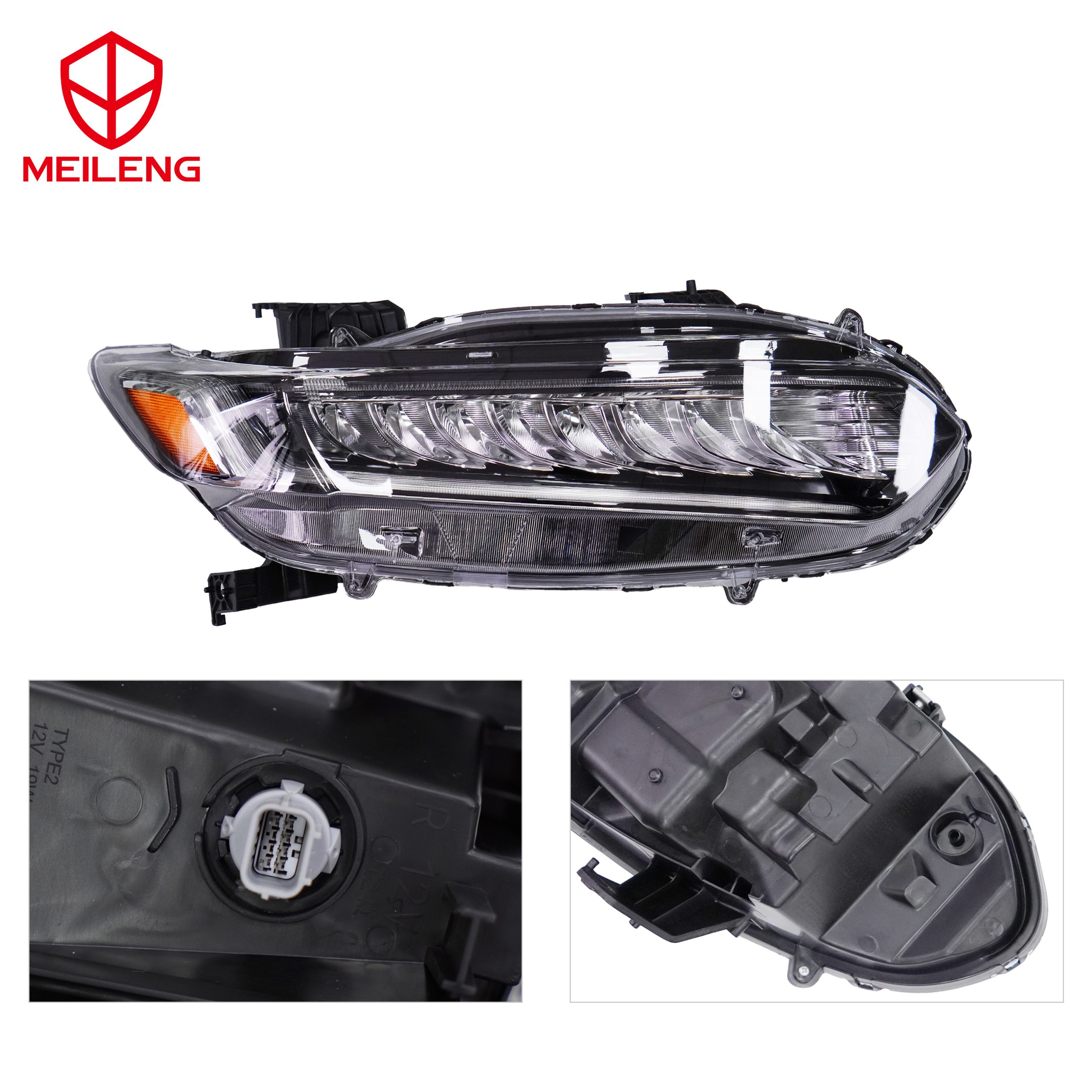 33100-TVA-H01 03 - MEILENG AUTO PARTS 33100-TVA-H01 High Configuration Led Headlights for Honda